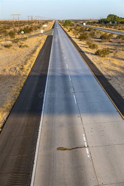 Highway Interstate 8 in the Desert Area Stock Image - Image of ...