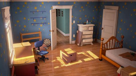 ArtStation - Andy's room, UE4