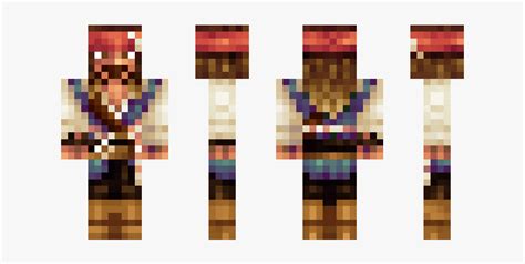 Skin De Jack Sparrow Para Minecraft, HD Png Download - kindpng