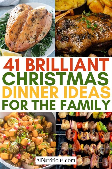 41 Festive Christmas Dinner Ideas - All Nutritious