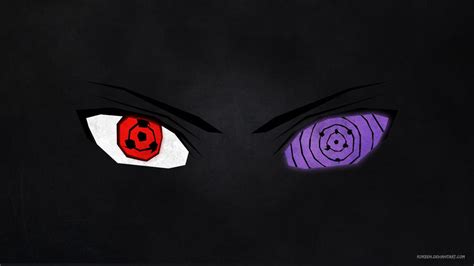 Sharingan + Rinnegan Minimalist Wallpaper by Kokeen on DeviantArt