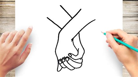 How To Draw A Holding Hands Step By Step - Infoupdate.org