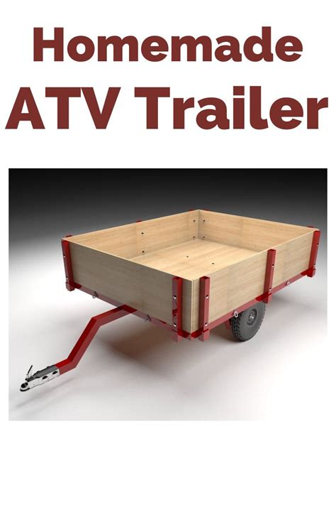 DIY ATV Trailer | Atv trailers, Trailer plans, Trailer diy