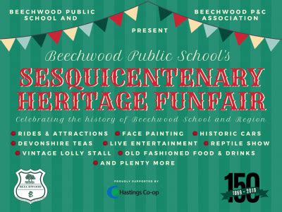 Beechwood Public School Sesquicentenary Heritage Funfair - Mid North ...