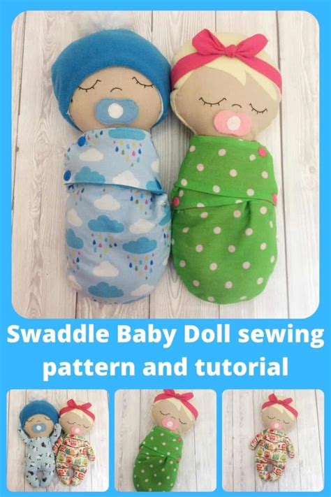 Swaddle Baby Doll sewing pattern and tutorial - Sew Modern Kids