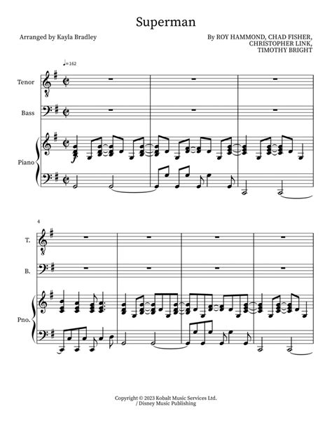 Superman - Choir - Digital Sheet Music | Sheet Music Plus