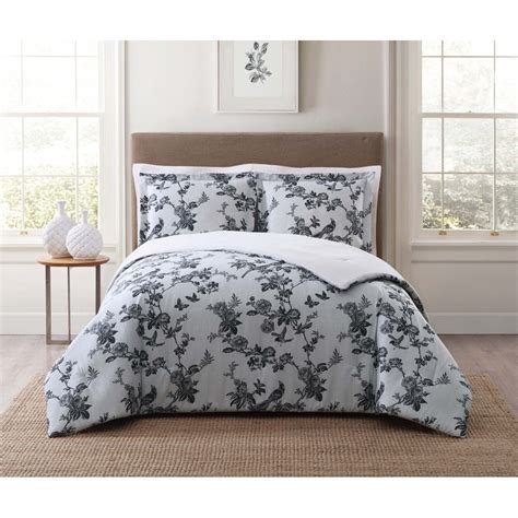 Style 212 Lisborn Black Twin XL Comforter Set - Walmart.com - Walmart.com