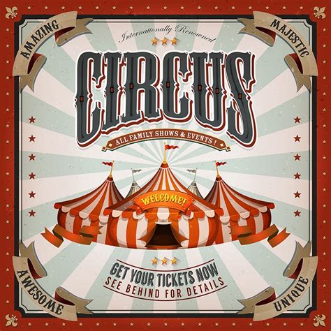 Musica Three Ring Circus Clipart