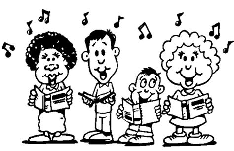 Singing Choir Black And White Song Clip Art, PNG, 1315x853px ...