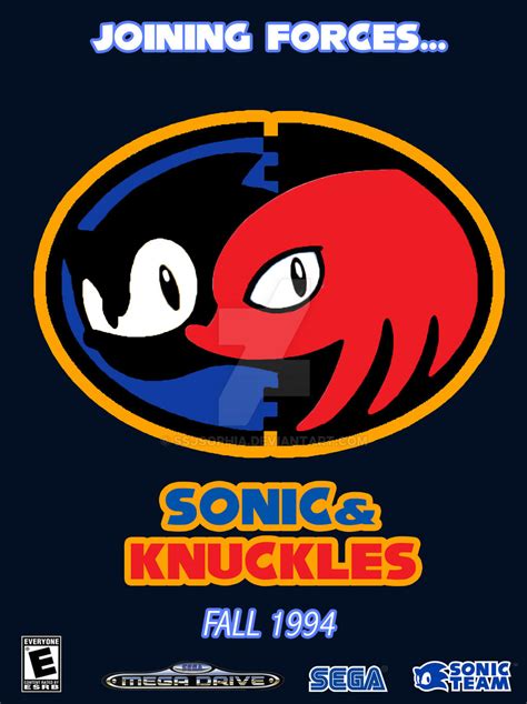 Sonic and Knuckles Vector Poster by SSJSophia on DeviantArt