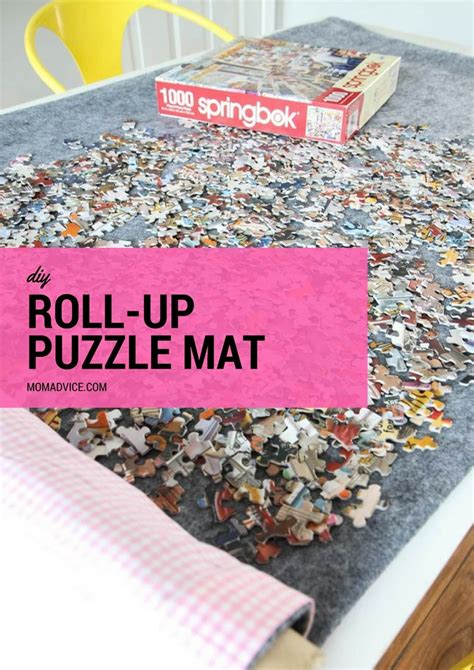 DIY Roll-Up Jigsaw Puzzle Mat (Video) - MomAdvice