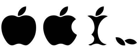 Eaten Apple Logo Funny Vector by vuvuzelahero on DeviantArt