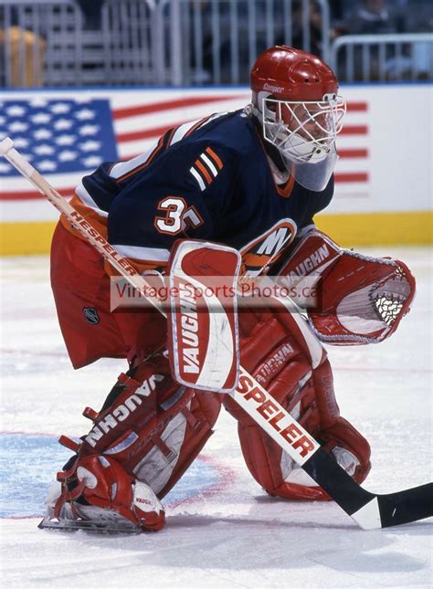 Ice Hockey Goalie in Action