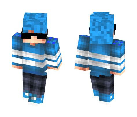 Download Blue Hair Boy Minecraft Skin for Free. SuperMinecraftSkins