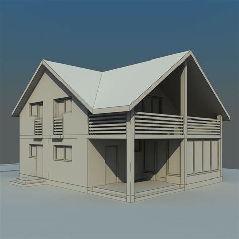 Country House 3D Model $39 - .3ds .dxf .fbx .obj .max - Free3D