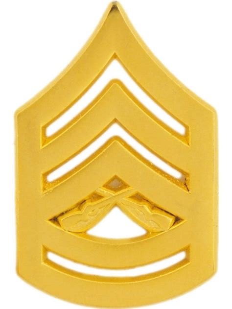 U.S.M.C. Gunnery Sergeant Rank Insignia Gold Plated - Walmart.com ...