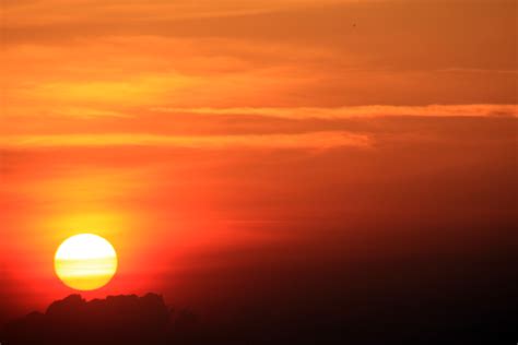 Orange sunset - Photopublicdomain.com