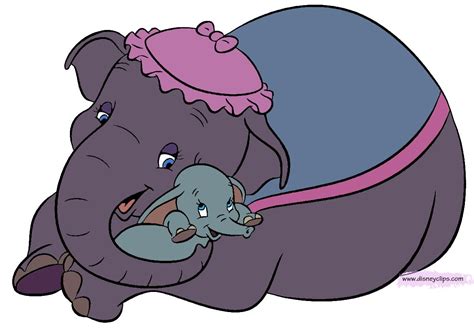 Dumbo and his mother Mrs. Jumbo | Dumbo baby shower, Dog movies, Cute ...