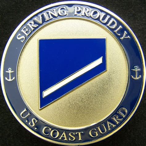 Us Coast Guard Rank E1 Seaman Recruit Uscg Challenge Coin V2 Ebay