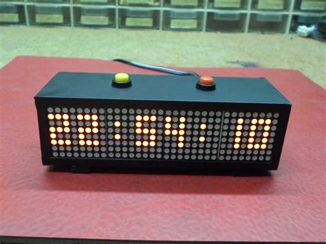 Mini LED Matrix Clock - Arduino Project Hub