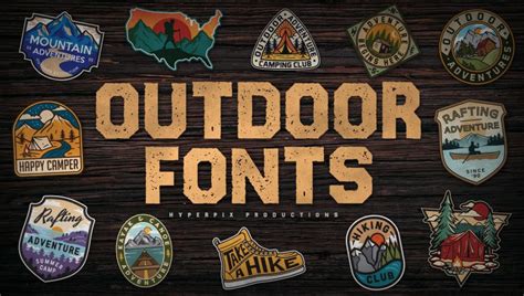 70+ Best Outdoor Fonts (FREE / Premium) 2024 | Hyperpix