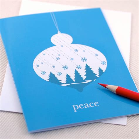 Christmas Cards Peace Holiday Greeting Cards - Etsy