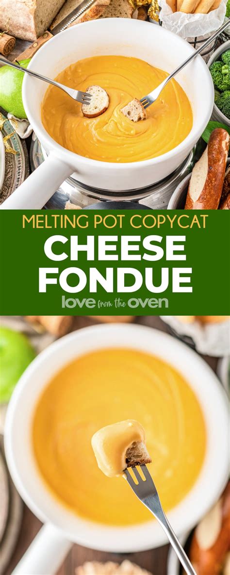 Copycat Melting Pot Cheese Fondue Recipe