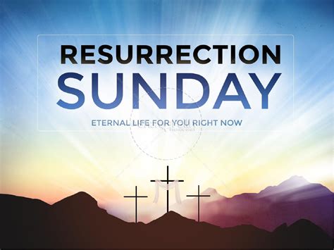 Resurrection Sunday Easter Graphics Ministry PowerPoint