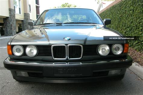 1990 Bmw 735i Base Sedan 4 - Door 3. 5l