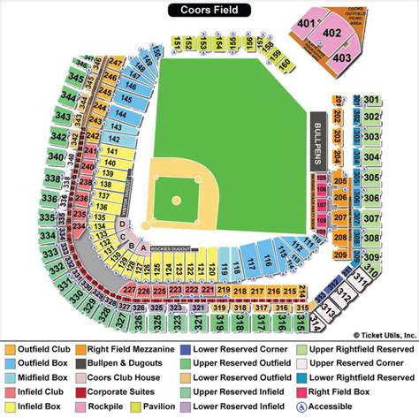 Rockies Stadium Seating Chart