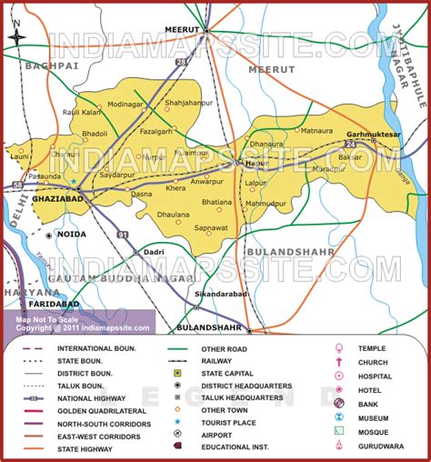 Ghaziabad Map - India