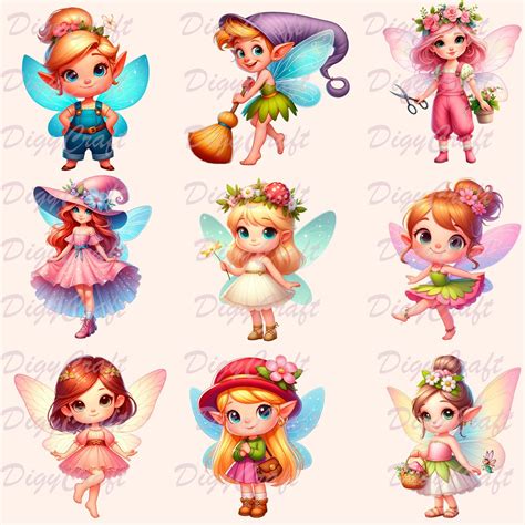 50 PNG Images Pretty Fairies, Cute Fairies Clipart, TRANSPARENT ...