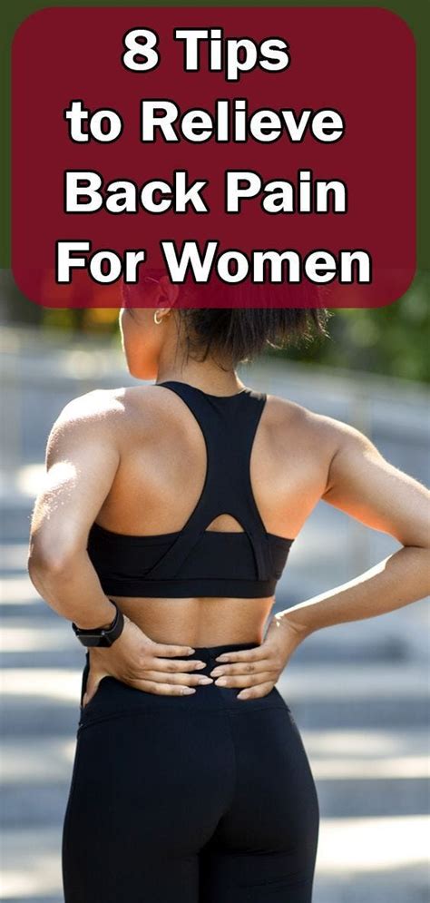 8 tips to relieve back pain for women - Samantha turner - Medium