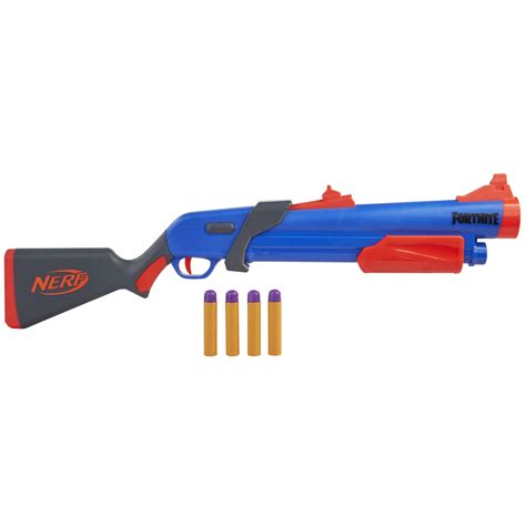 NERF Fortnite Pump SG Blaster -- Pump Action Mega Dart Blasting ...