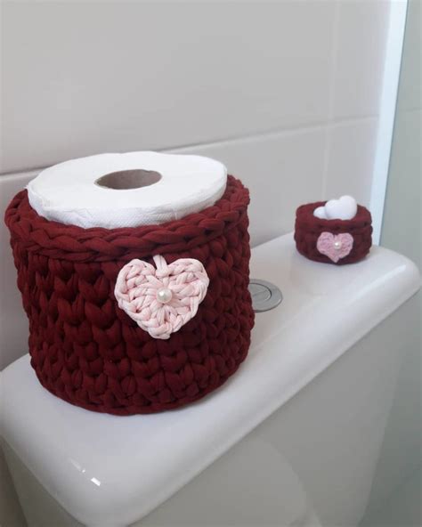 Crochet Toilet Paper Holder: Tutorial And Ideas