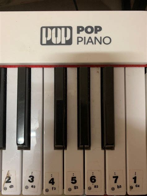 Pop piano keyboard, Hobbies & Toys, Music & Media, Musical Instruments ...