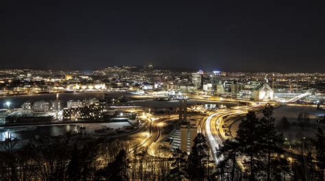 Cityscape during night, night, Oslo, Norway, city HD wallpaper ...