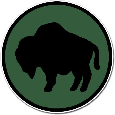 US Army Infantry 92nd Division Buffalo Soldiers Vinyl Sticker - AG Design