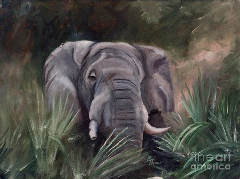 Elephant Portrait Painting at PaintingValley.com | Explore collection ...