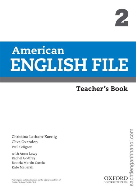 [DOWNLOAD PDF] American English File 2 Teacher's Book (Second Edition ...