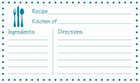 Free Editable Recipe Card Templates for Microsoft Word Luxury Free Printable Recipe Ca… | Recipe ...