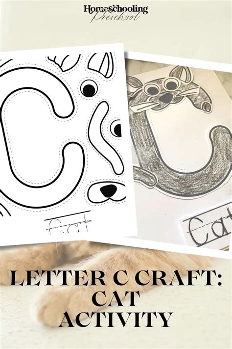 Letter C Craft: Cat Activity - Homeschooling Preschool