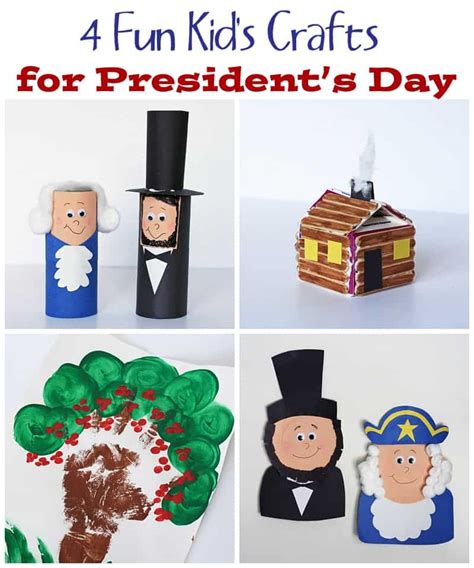 4 Fun Crafts for Presidents' Day - Crafts by Amanda