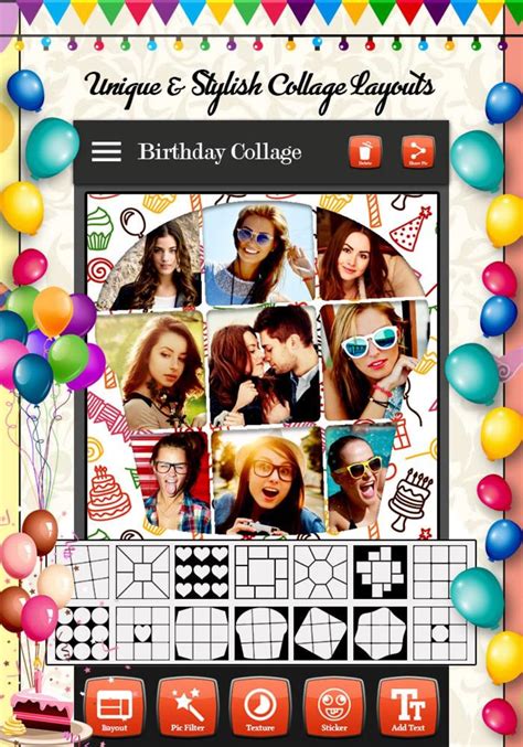 Birthday Photo Collage Maker for Android - Download