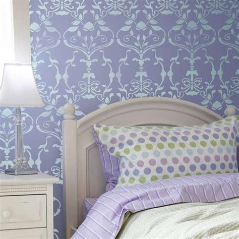 Creative Stencil Designs for Your Bedroom Wall | Family Frugal Fun