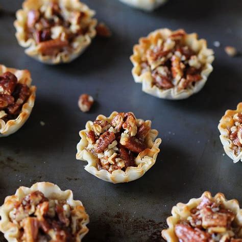 Easy Mini Pecan Tarts - Food Fam Recipes