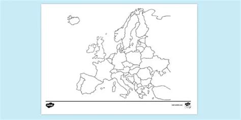 Outline Map Of Europe Printable Blank Map Of Europe, 40% OFF