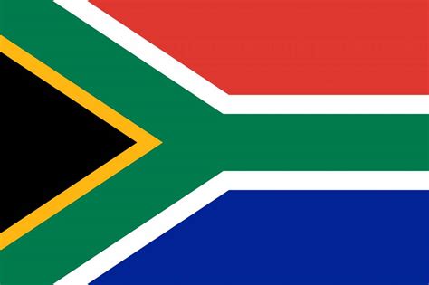 South Africa flag vector - Country flags