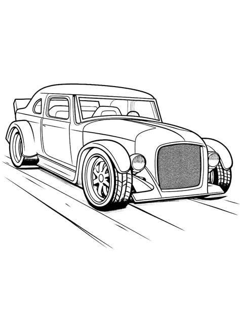 50 Car Coloring Pages: Free Cute Sheets