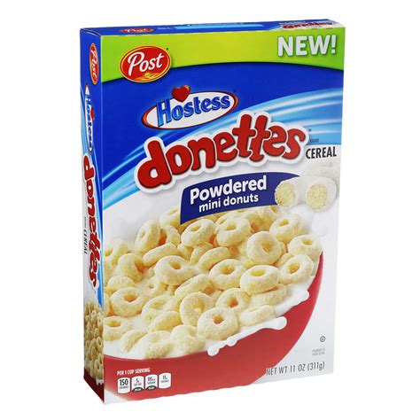 Post Hostess Donettes Powdered Mini Donut Cereal - Shop Cereal at H-E-B